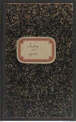 k.k. naturhistorisches Hofmuseum, Index Intendanzakten 1902, Seite 1